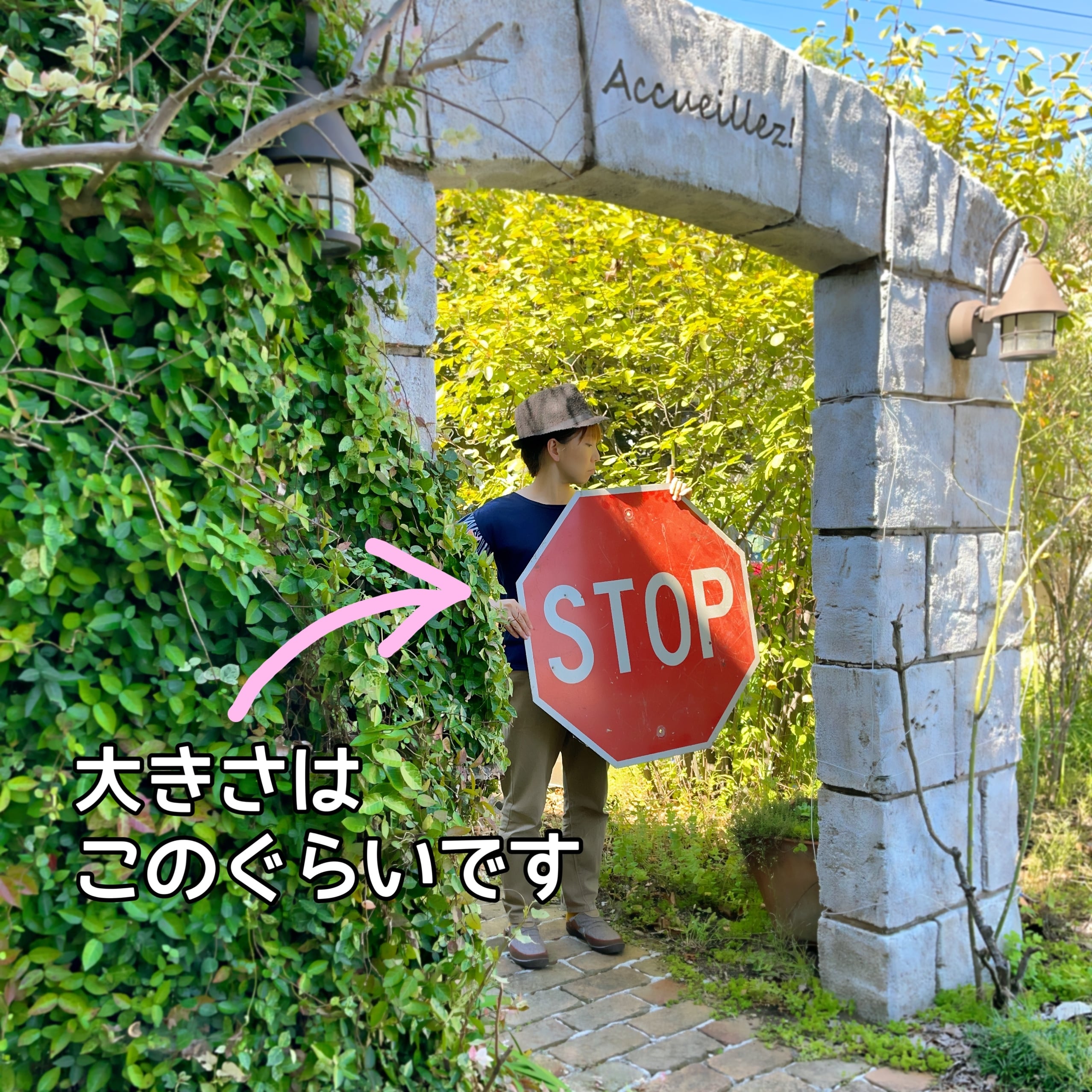 STOP アメリカ ロードサイン 止まれ 道路標識 ヴィンテージ 看板