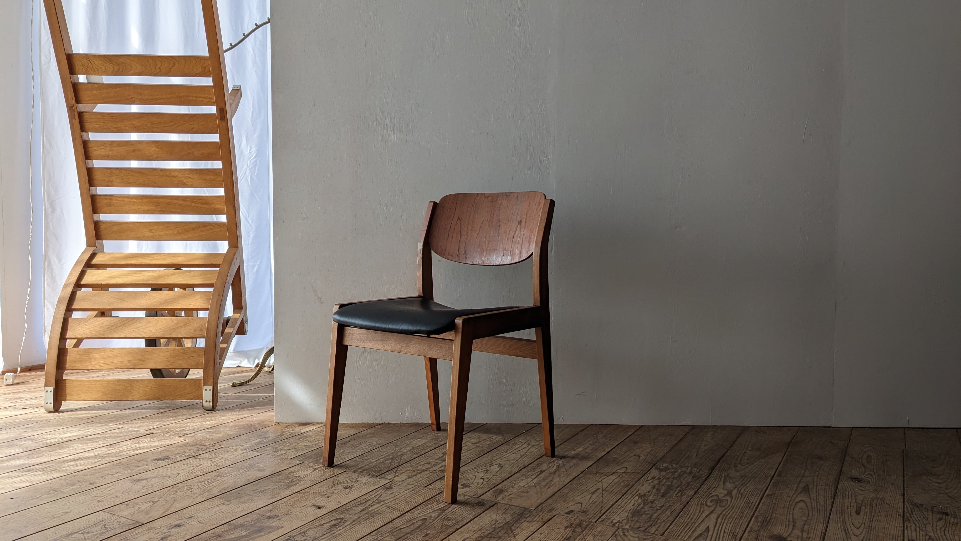 チーク ヴィンテージ ブックチェア 水之江忠臣 天童木工 送料込