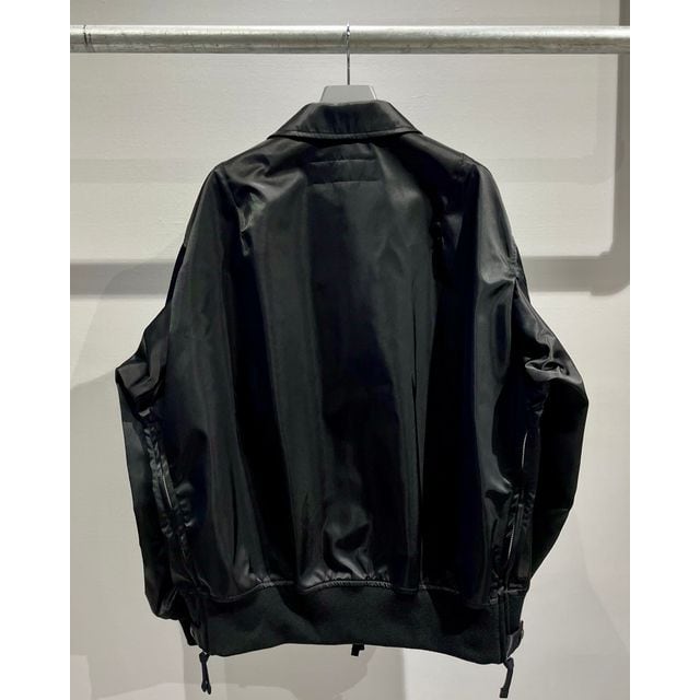 COMME des GARCONS HOMME ナイロンツイル ミリタリージャケット (BLACK