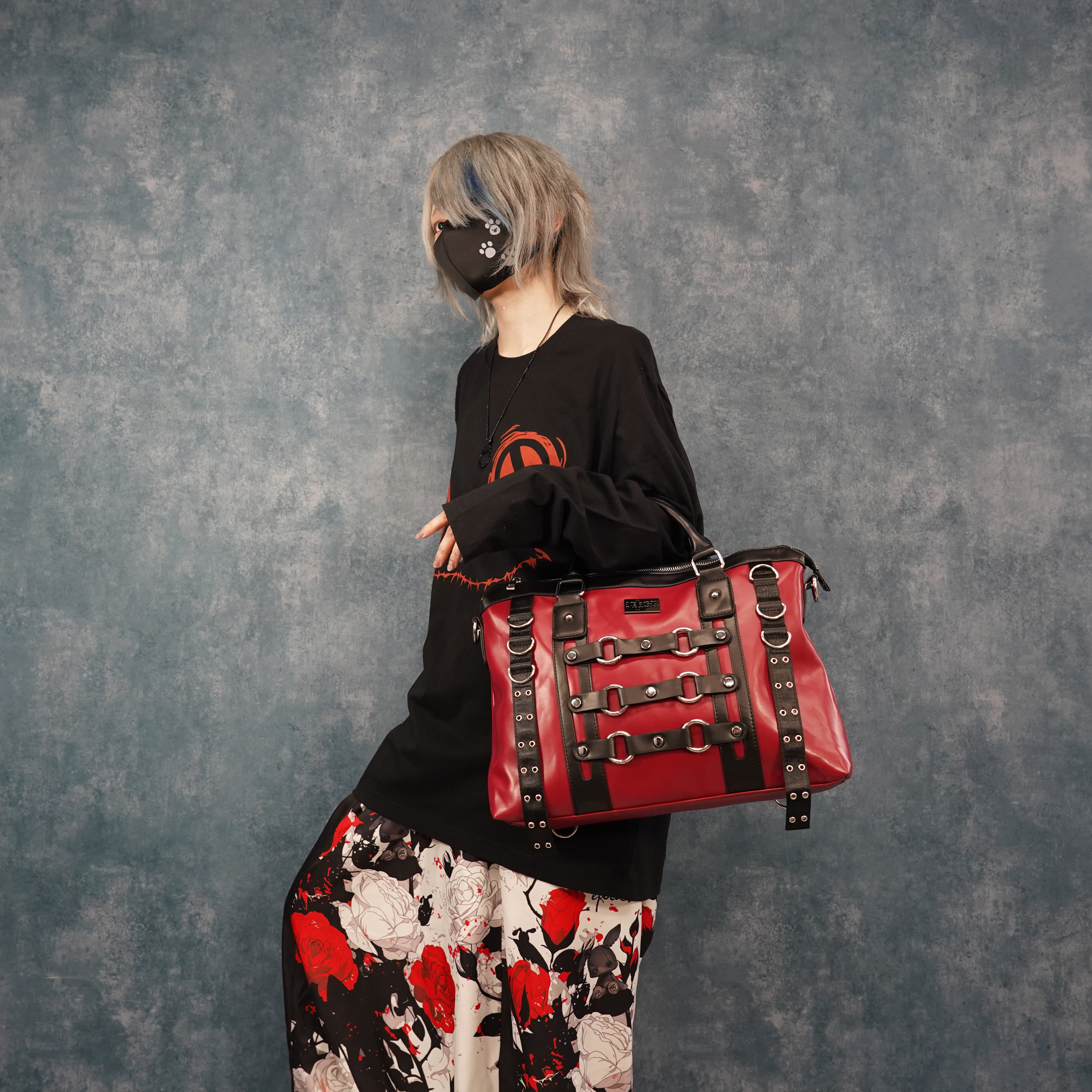 高品質6STORAGE 4WAY VISUAL BAG【RED×BLACK】 | NIER CLOTHING