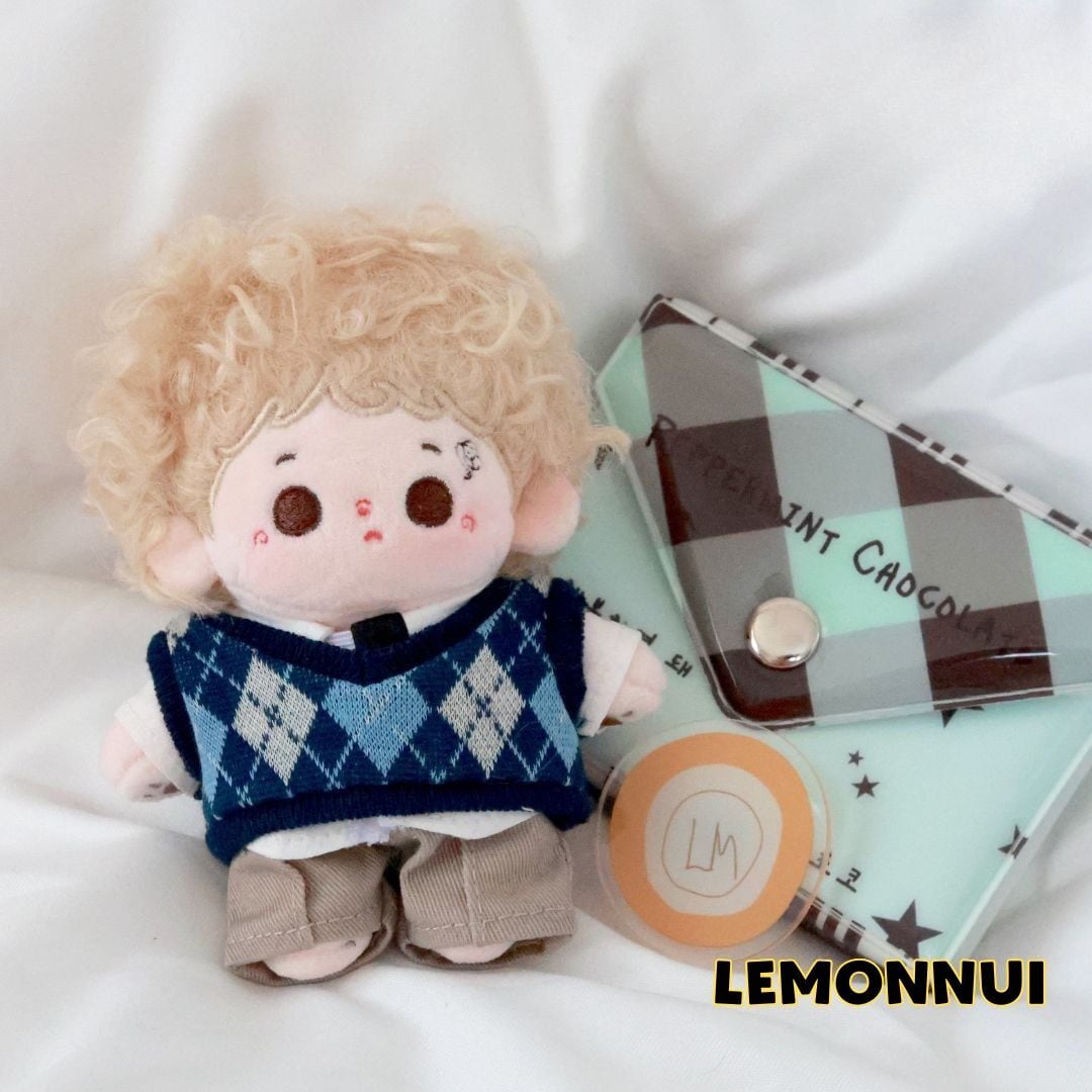 10cm 着せ替え ぬいぐるみ服 ちびぬい 学院 推し活 推しぬい 綿人形