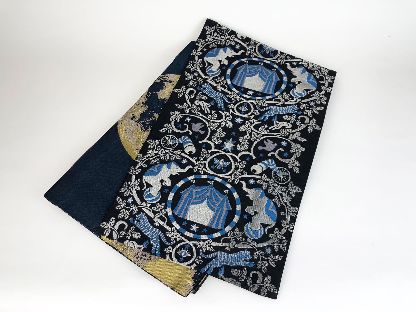 リバーシブル 西陣織京袋帯 フルムーン×サーカス | 重宗玉緒 WEB SHOP