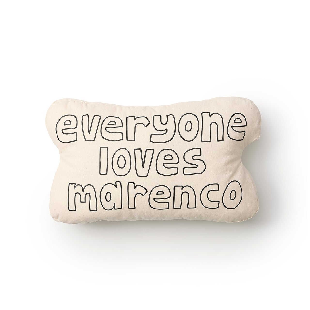 everyone loves MARENCO stamp cushion by j.30000 (ECRU) | everyone