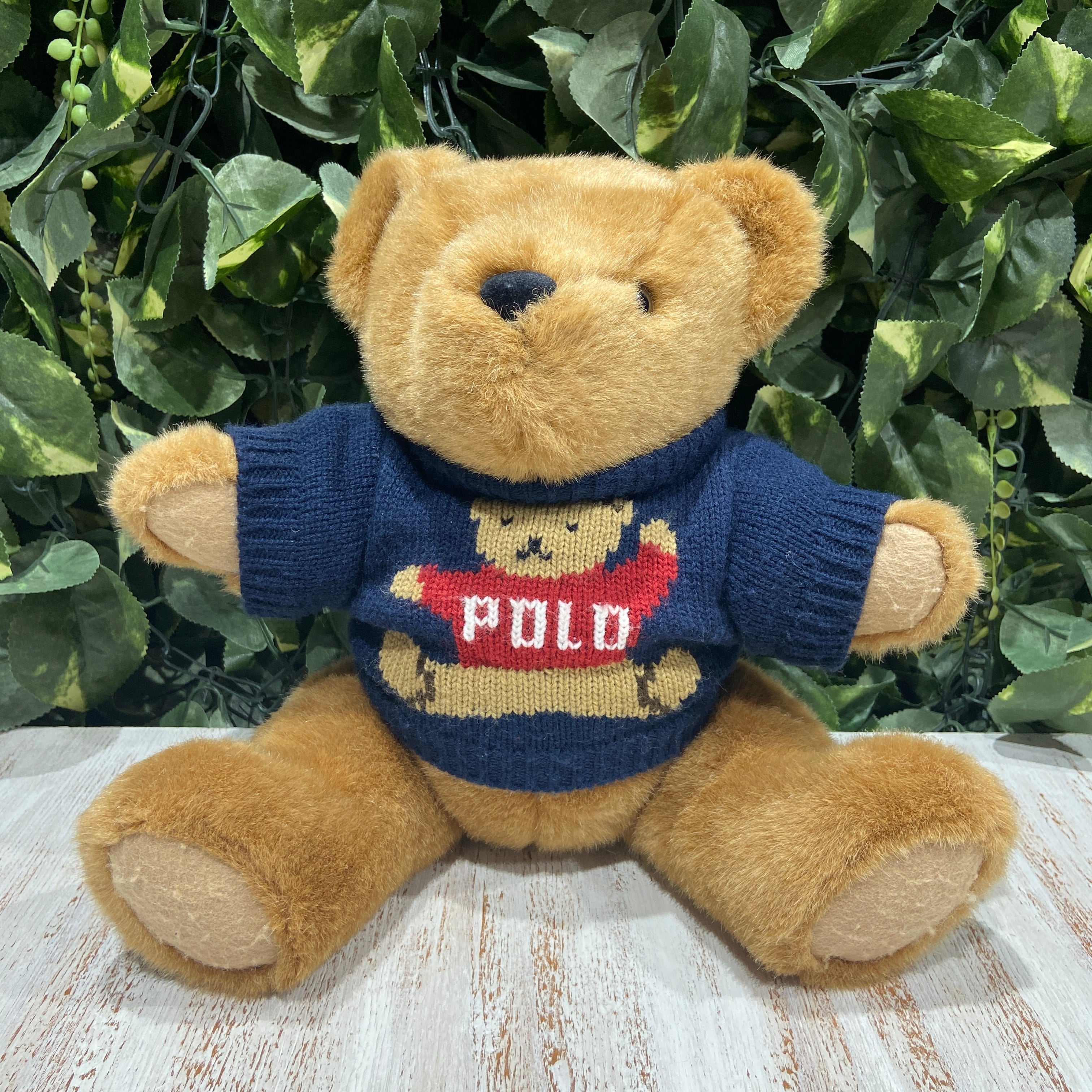 ☆ポロベアちゃん☆熊柄POLOセーターを着てます☆ラルフローレン☆1997