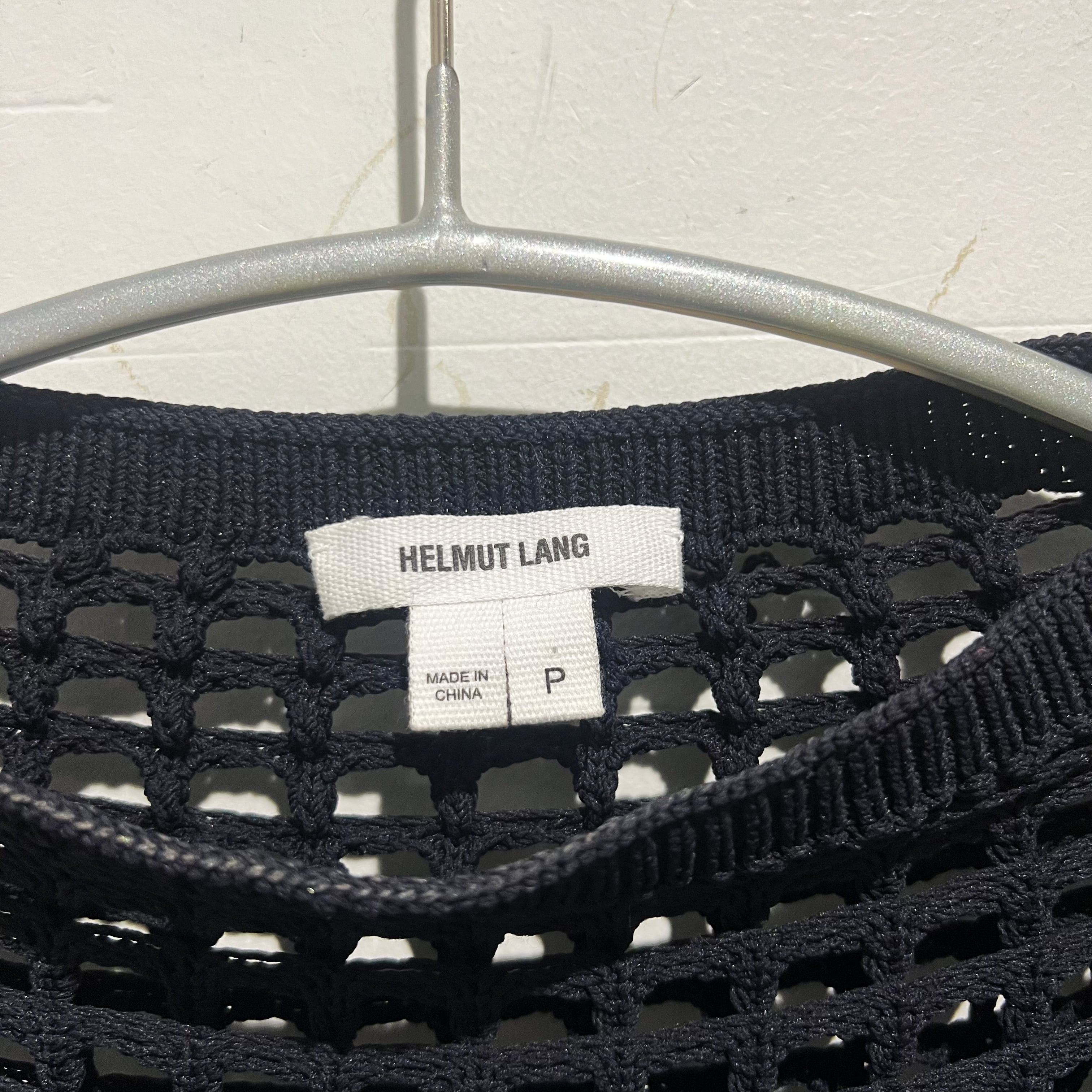 HELMUT LANG ヘルムートラング グリッドオープンセーター メッシュ