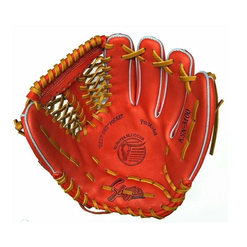 送料無料】【久保田スラッガー】 軟式用グラブ KSN-M00 Fオレンジ×タン