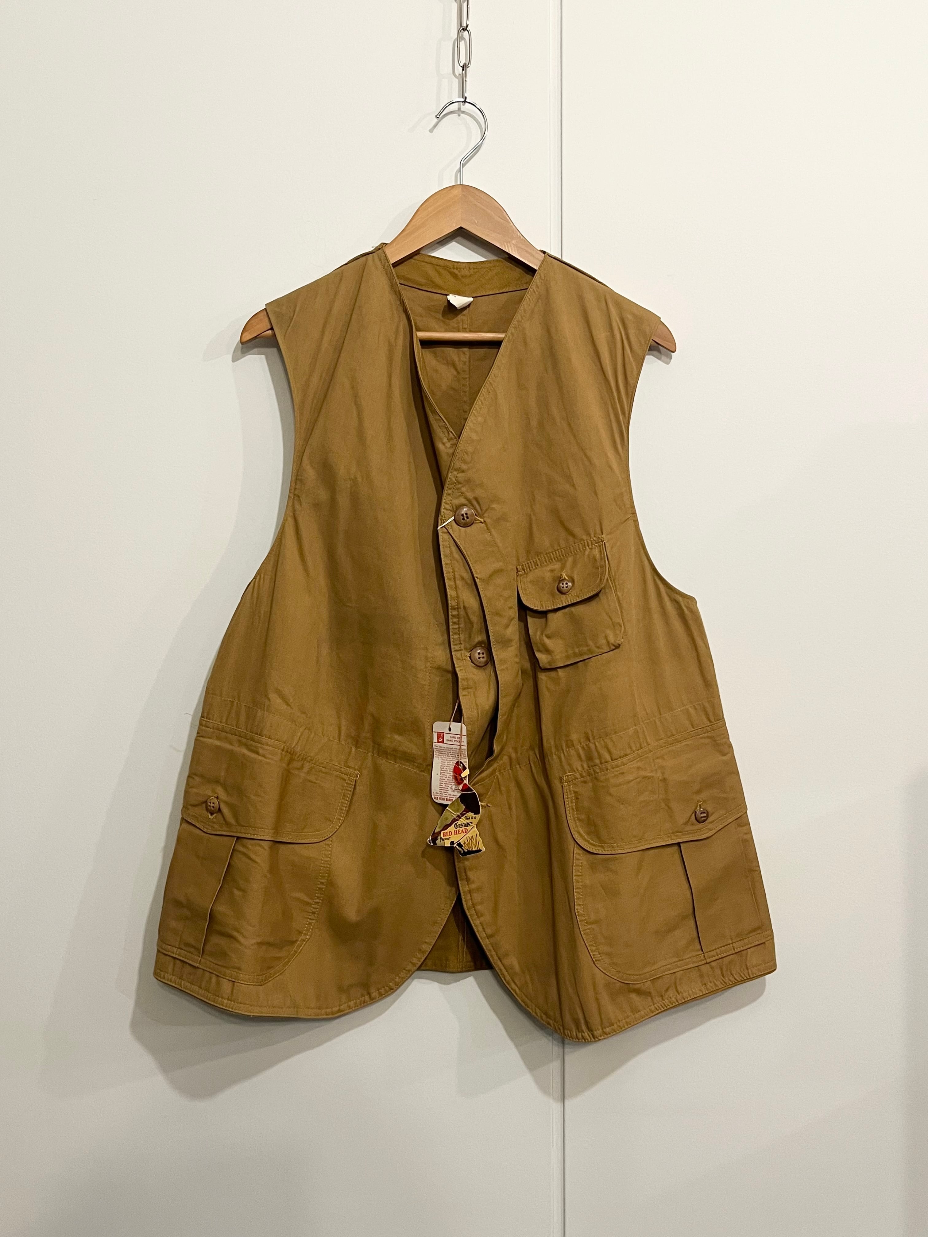 Deadstock 40s〜50s FisHunTex by Red Head Half Moon Hunting Vest