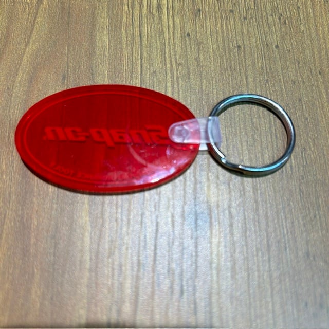 Snap-on KEY HOLDER OVAL オーバル スナップオン キーホルダー ラバー
