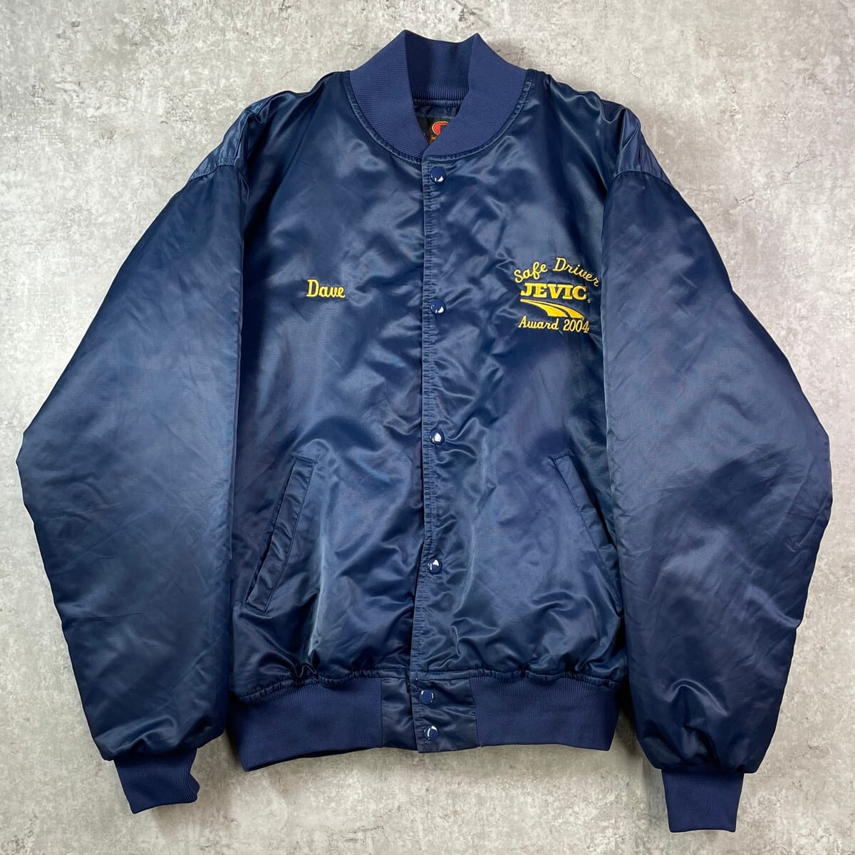 00年代 GAME Sportswear 企業ロゴ刺繍 ナイロンスタジャン メンズXL