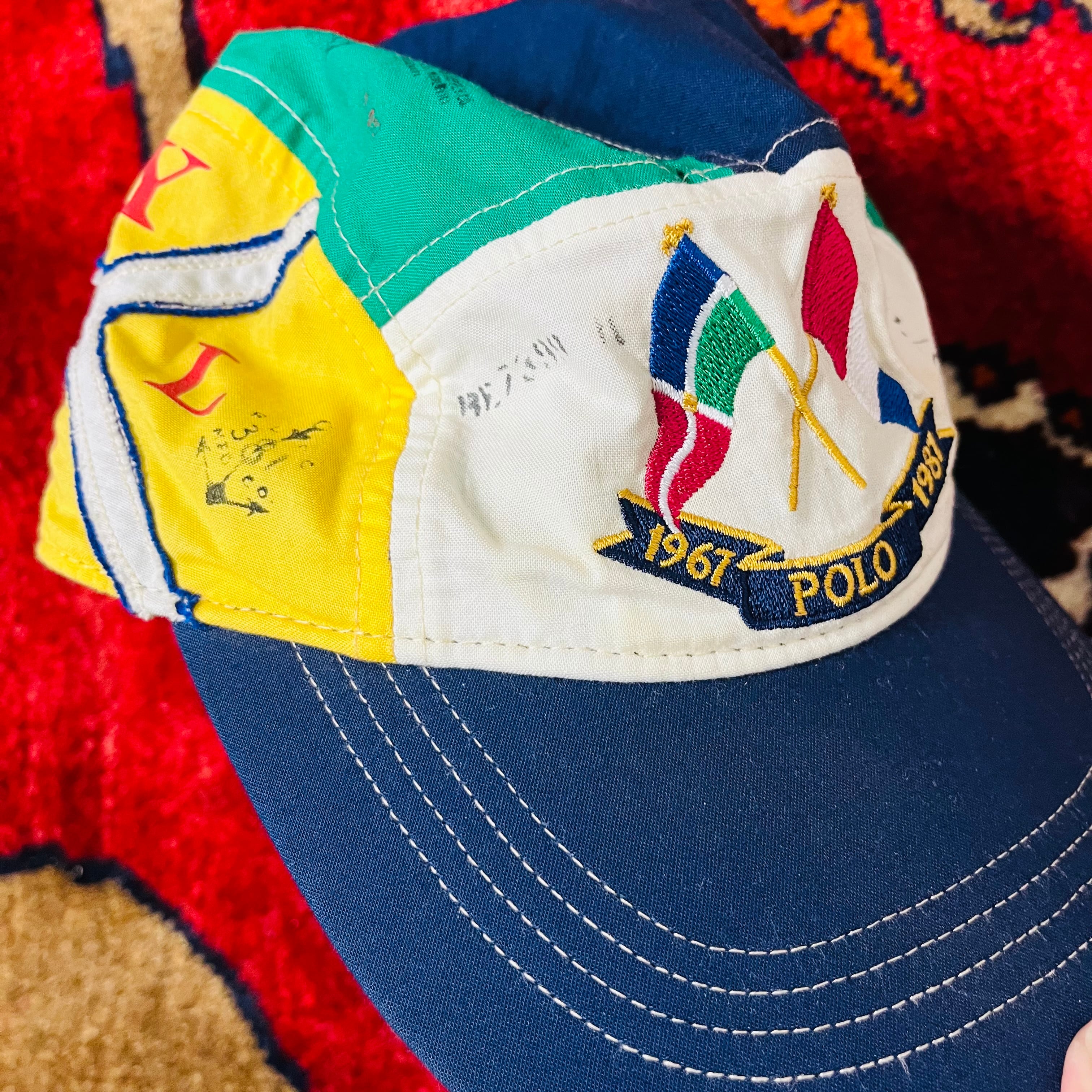 Polo Ralph Lauren cross flag cap ポロラルフローレン クロスフラッグ