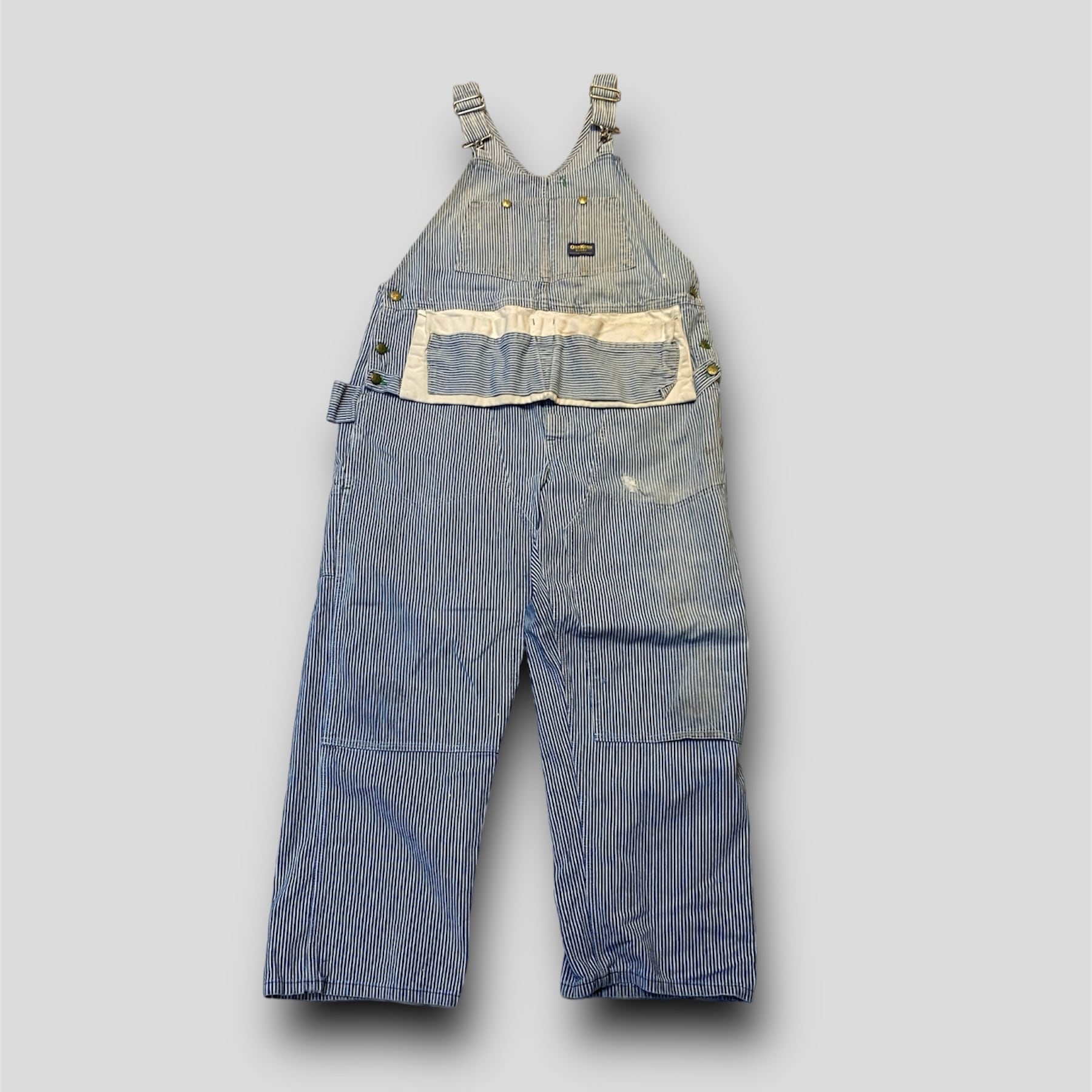 ヴィンテージ 70年代 USA製 オシュコシュ ヒッコリー オーバーオール