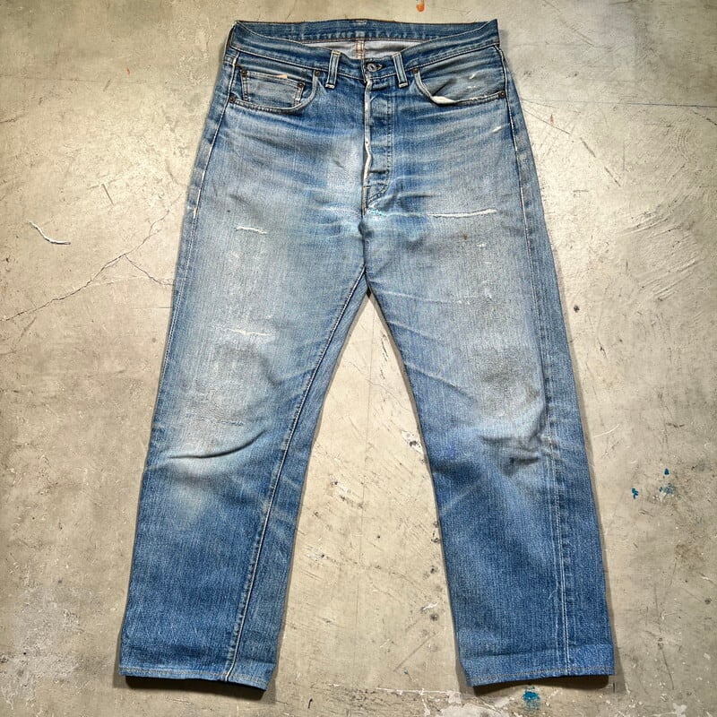 70's LEVI'S リーバイス 501 デニム 66 Big E 過渡期 刻印6 通常R