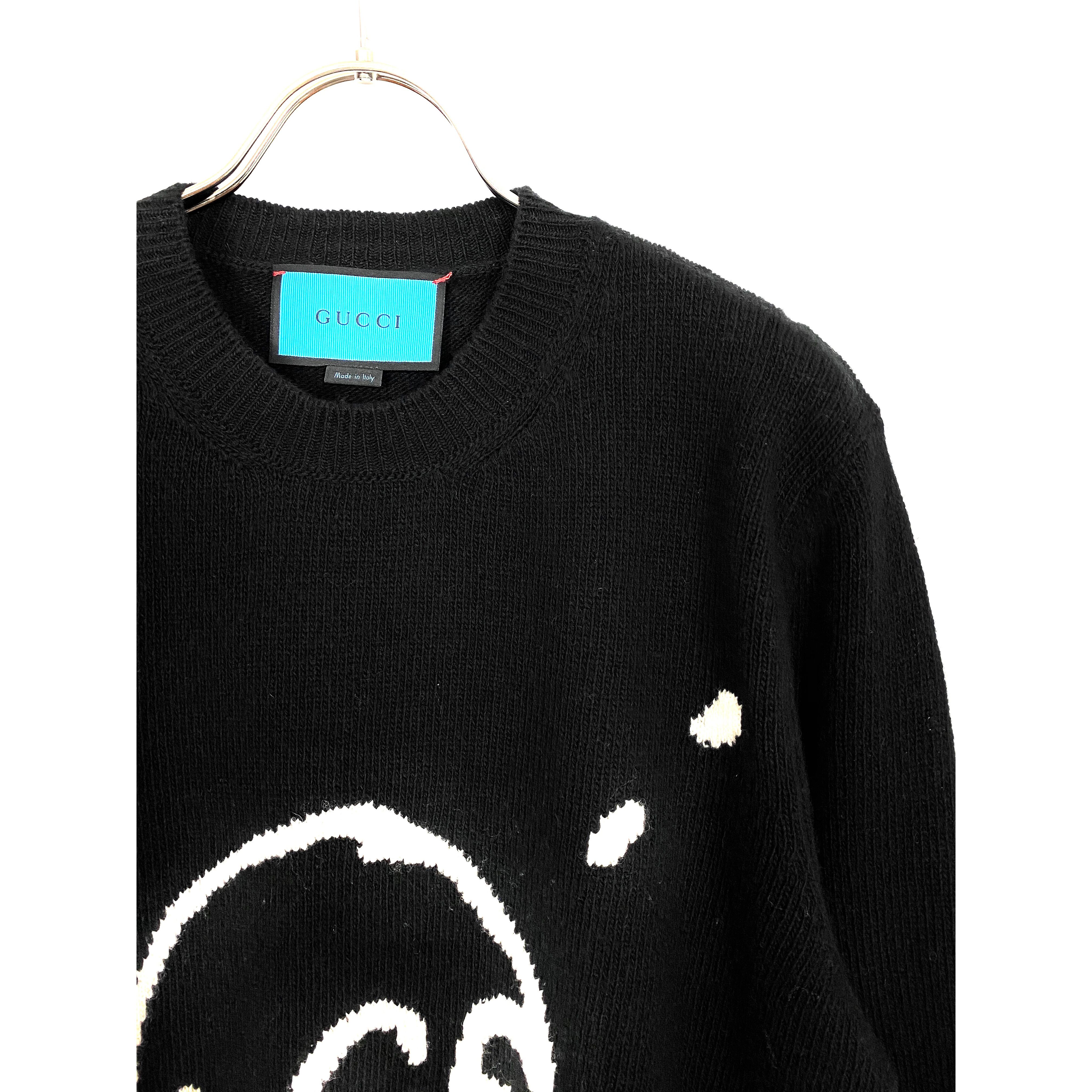 グッチ(GUCCI) スカルニット ゴースト GGスカル (black) | command+enter