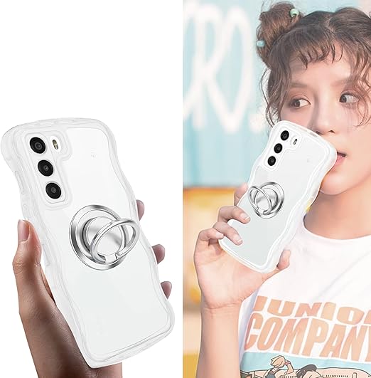 ZTE Nubia S 5G用ケースクリア リングスタンド付き ヌビア s 5g A403ZT