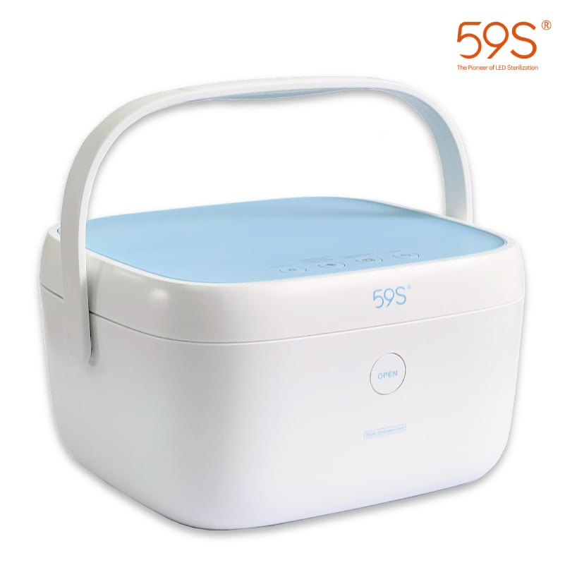 59S 】深紫外線 LED 除菌 ボックス ブルー ピンク [ コロナ COVIT