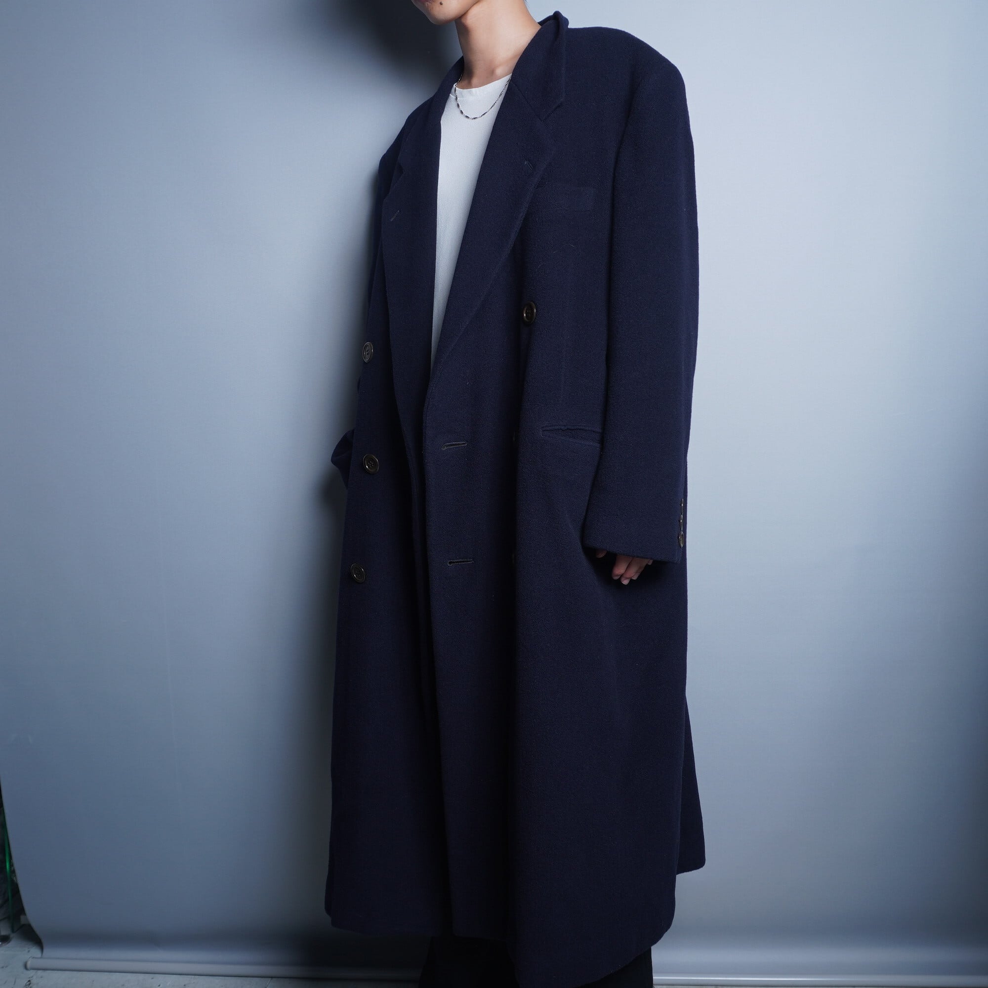 Christian Dior】クリスチャンディオール ウール ダブルチェスター