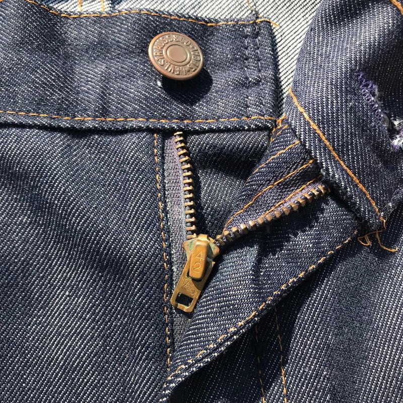 70's LEVI'S リーバイス 519 スタプレ デニム オレンジタブ Big E 刻印