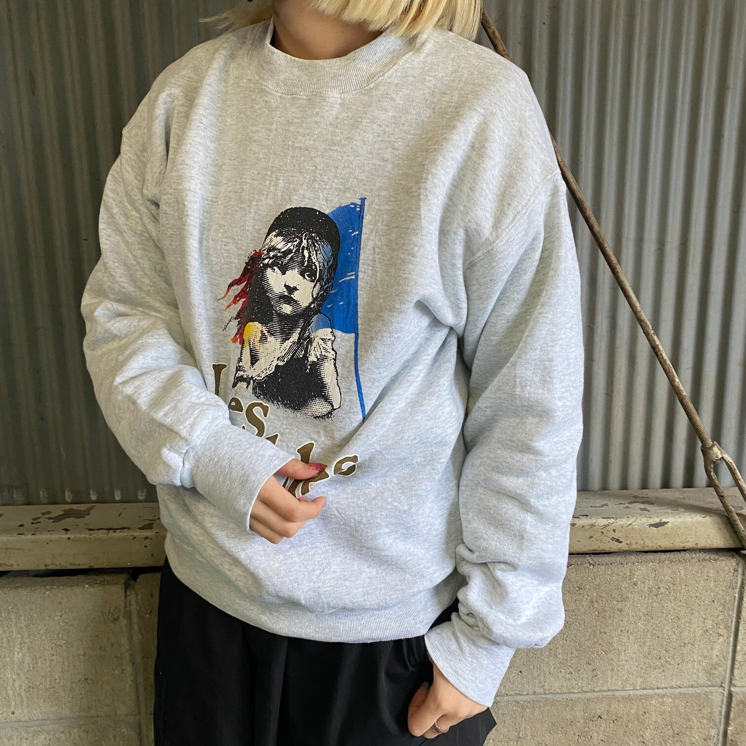80年代 Les Miserables レ・ミゼラブル プリントスウェットシャツ