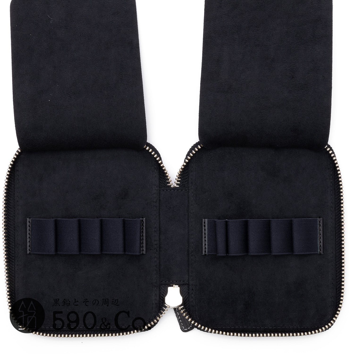 Galen Leather/ガレンレザー】レザーラウンドジップ10本差しペンケース