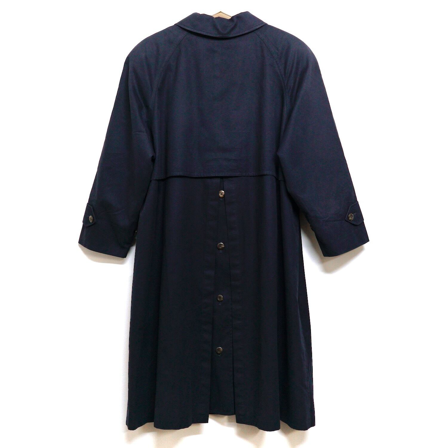 2988 Burberrys バーバリー ステンカラーコート ネイビー レディース