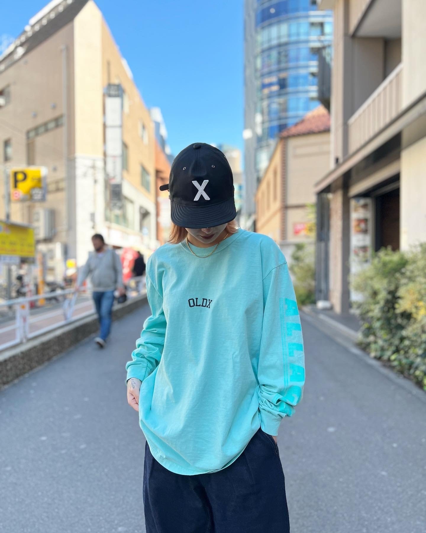 All handmade “X”cap BLACK | OLDX