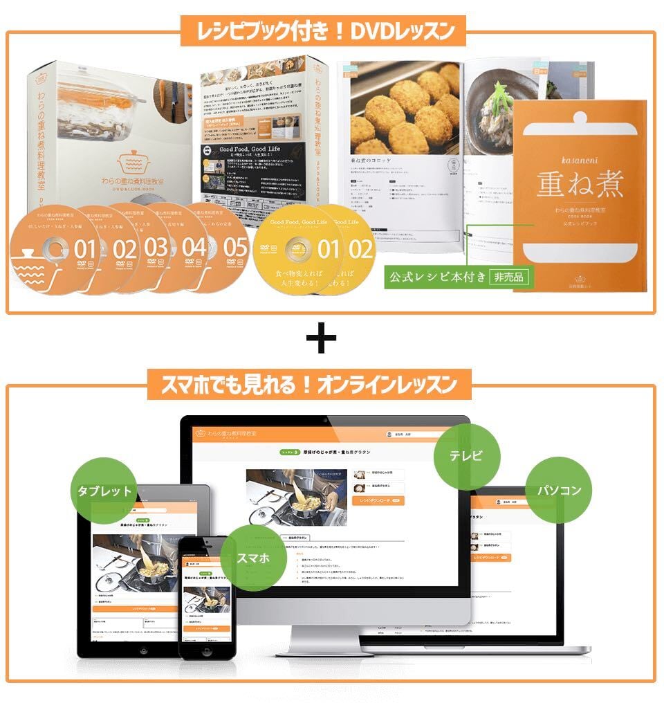スマホで見れるオンライン版（30000円）付き】わらの重ね煮料理教室