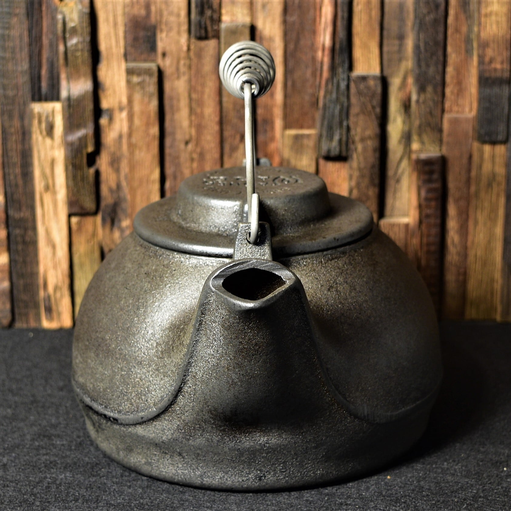 ワグナーウェア ビンテージ 鋳鉄製 ティーケトル ポット キャスト