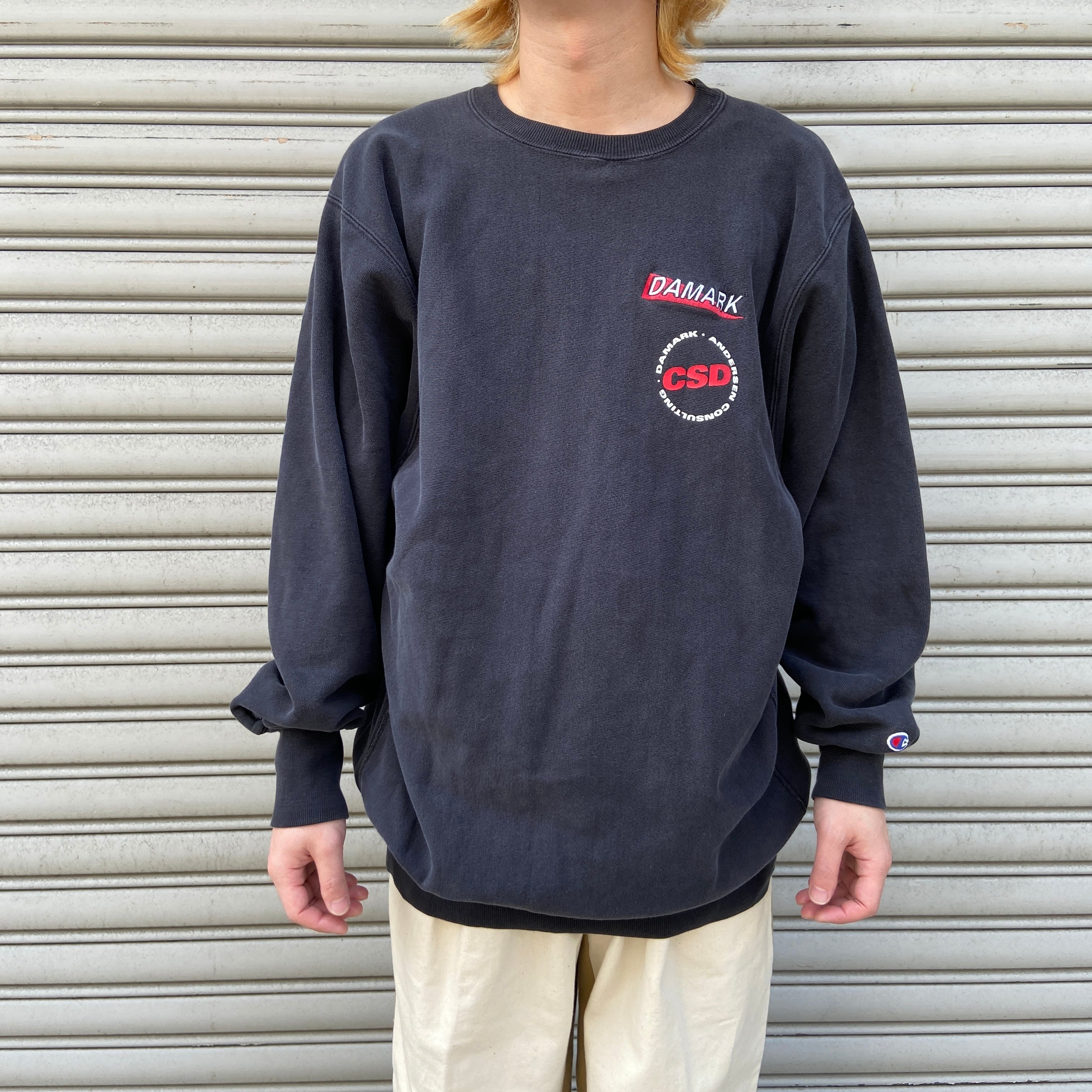 90sUSA製 Champion リバースウィーブ 黒 XXL 刺繍タグ レア | 古着屋 Uan
