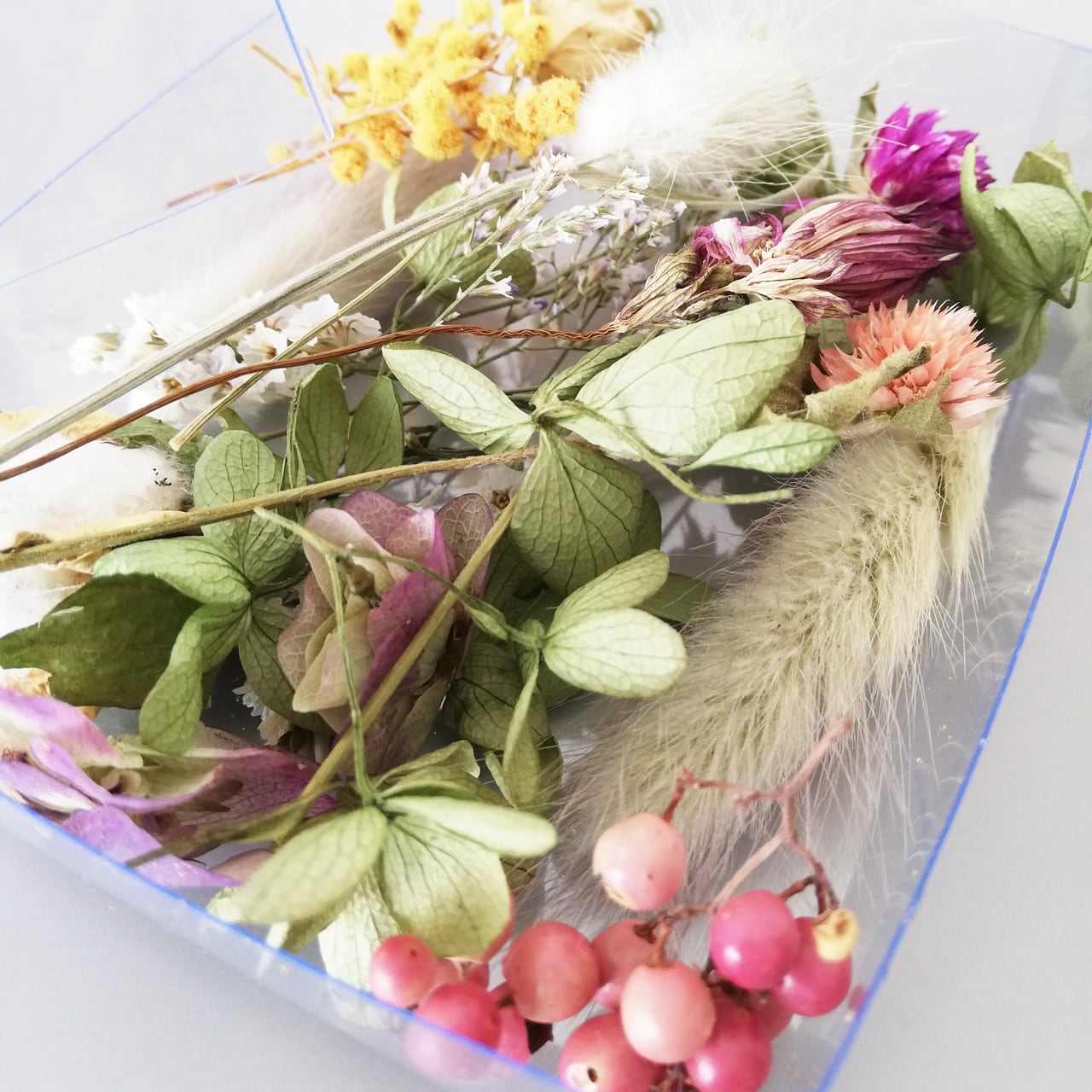 ドライフラワー花材詰め合わせ パープル ＊ ドライフラワー 詰め合わせ