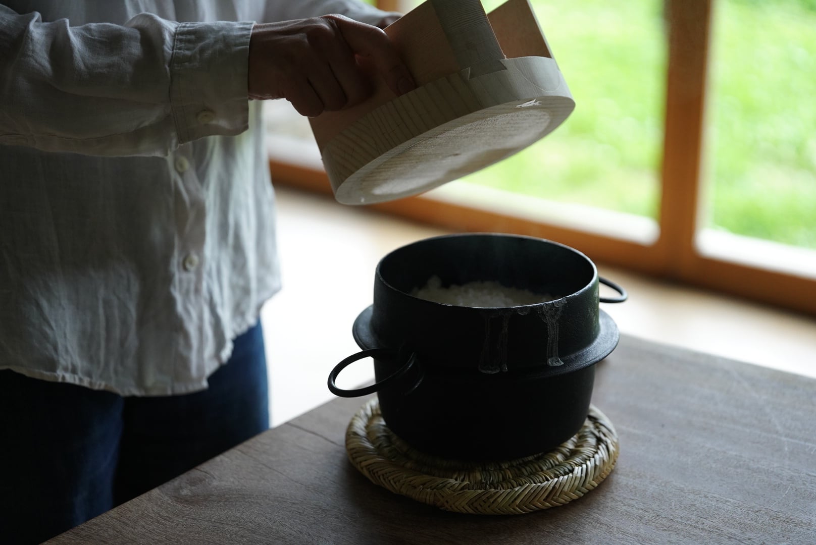 釜定｜羽釜 / 飯釜 3合用 | 日ト［hito gallery］