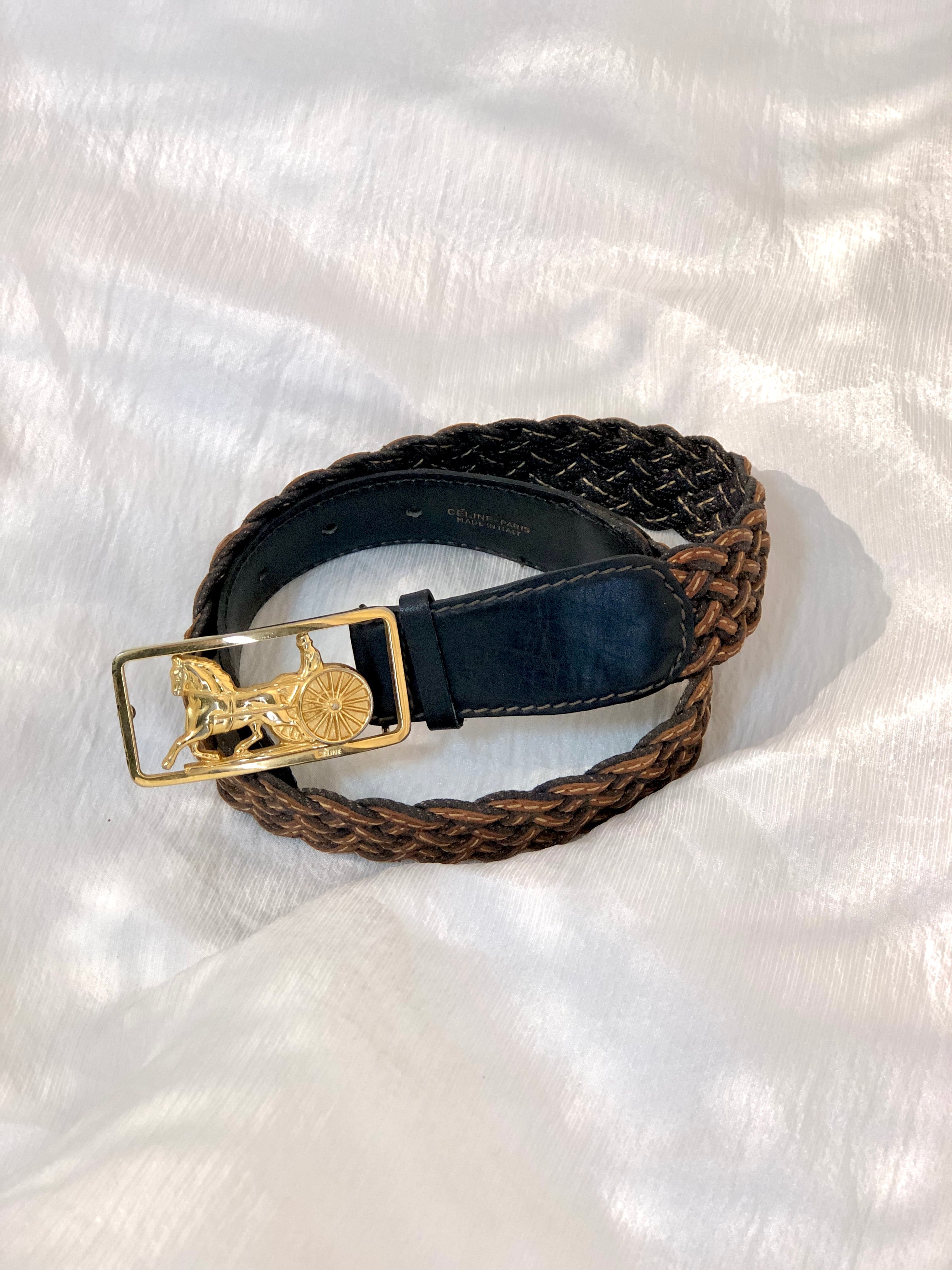 日本直送 名牌中古包 】CELINE セリーヌ 馬車 ホースキャリッジ