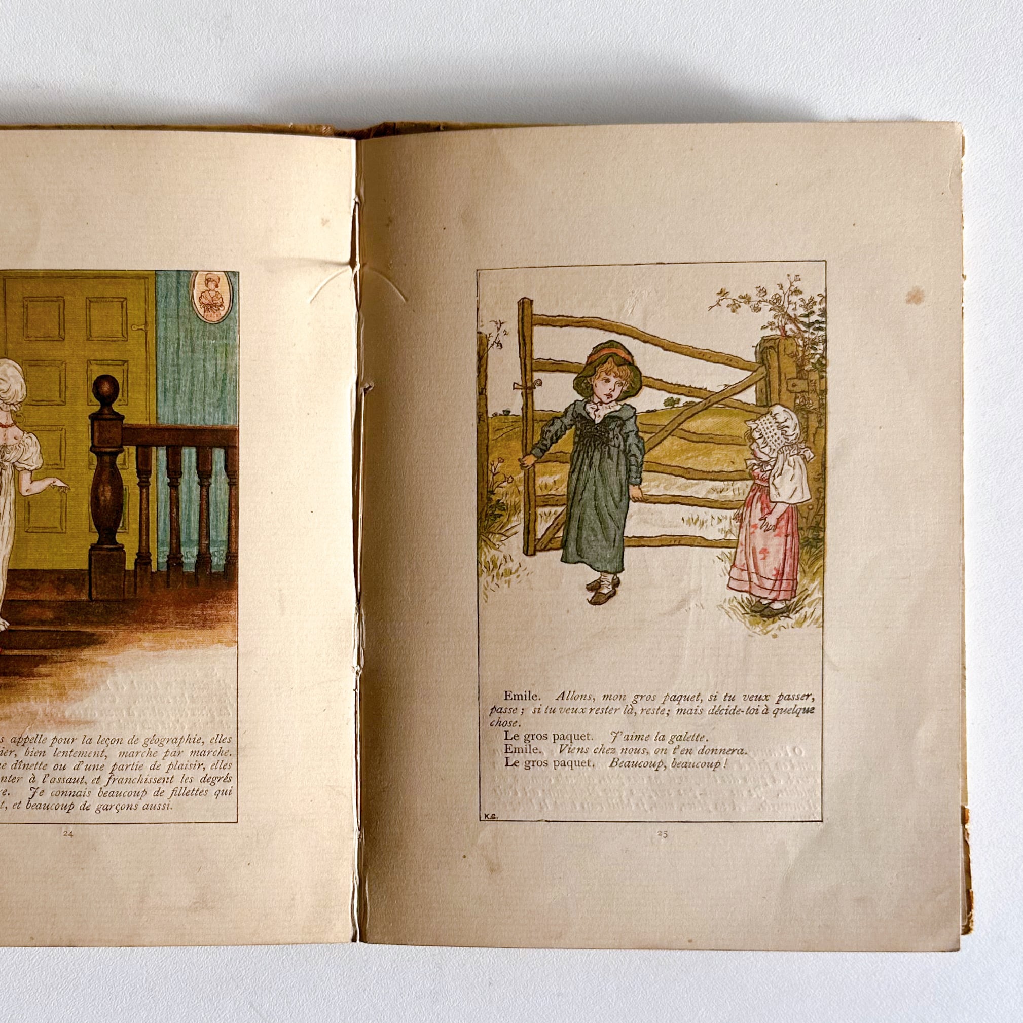 Kate Greenaway ケイト・グリーナウェイ 絵本 19世紀（フランス） | ぽ