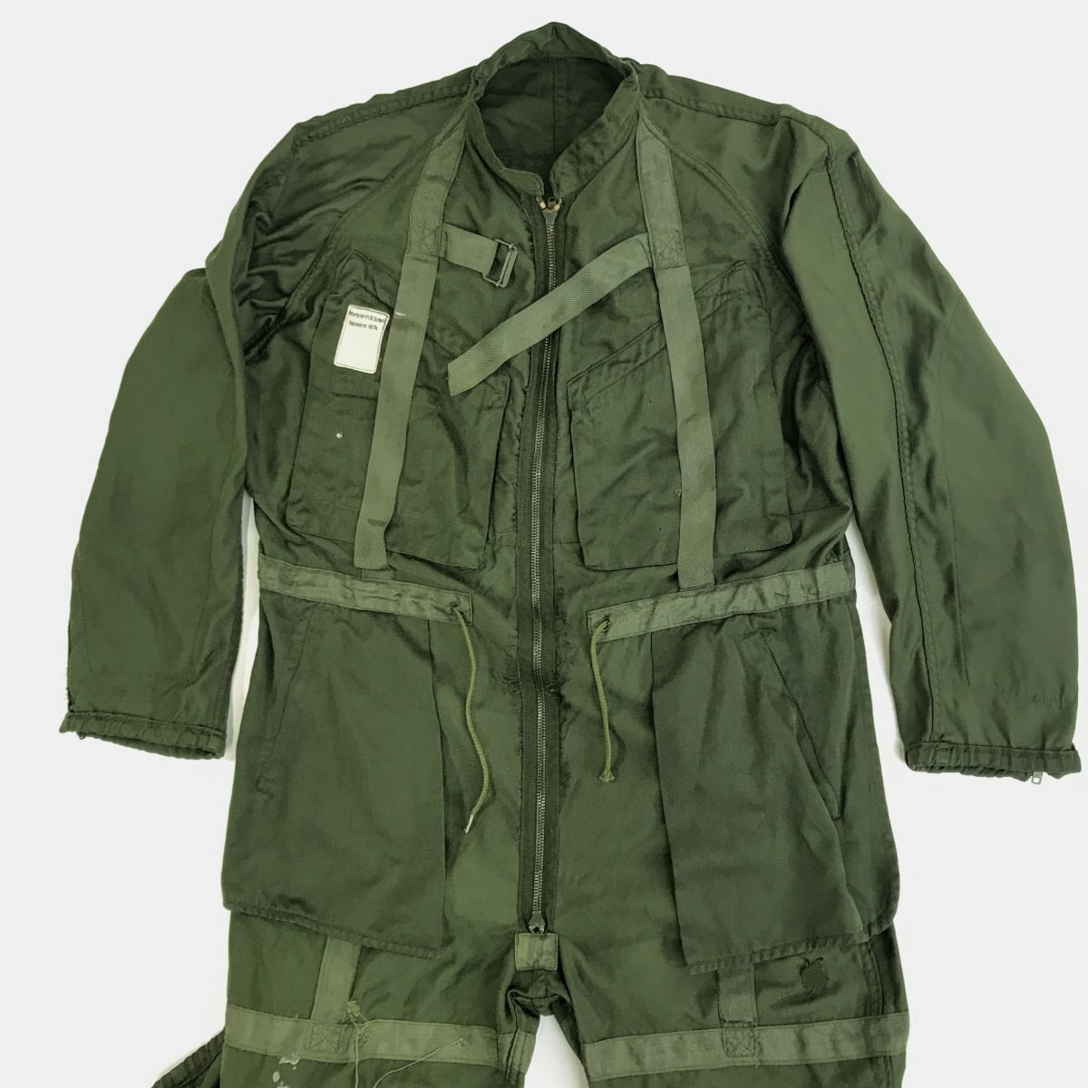 FRENCH ARMY フランス軍 AFVスーツ 初期型カバーオール つなぎ ダーク