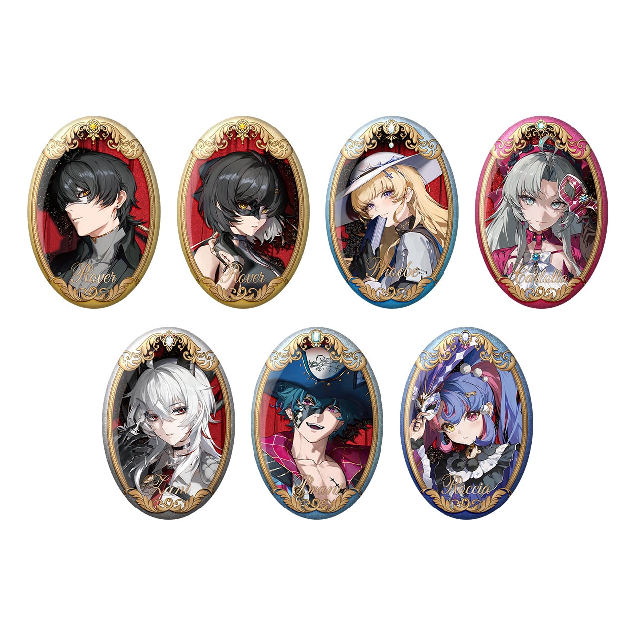 鳴潮 仮面シリーズ バッジ 漂泊者(男) | あるじゃんマーケット