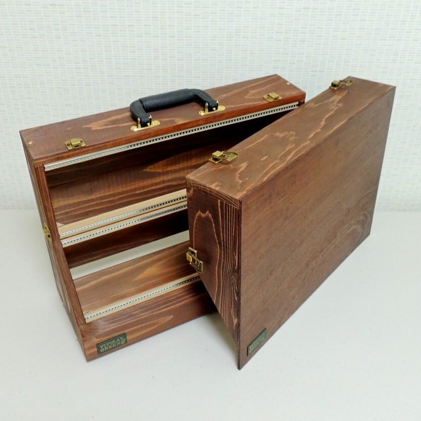 6U 168HP Portable Eurorack Wood Case VG-841 | Vivicat Green