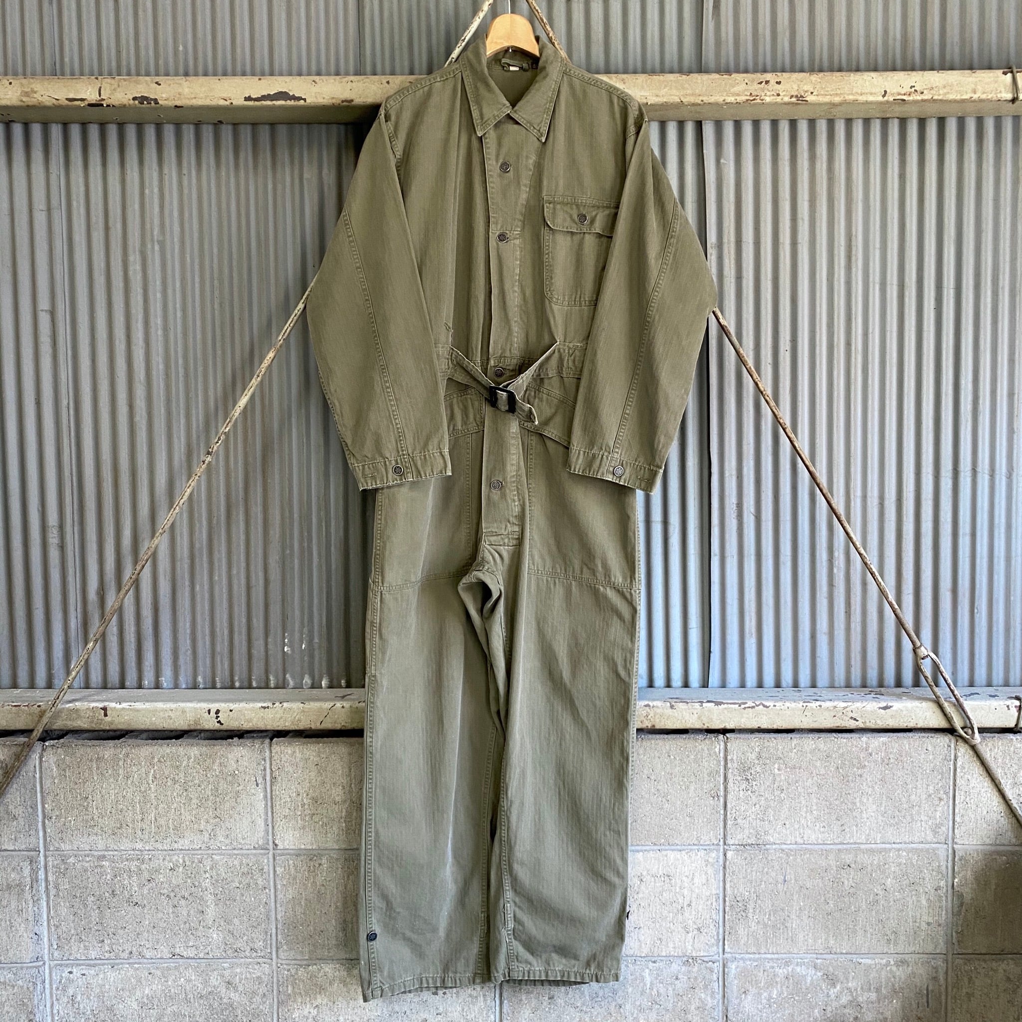 40年代 ビンテージ U.S.ARMY M-43 ミリタリー オールインワン ツナギ