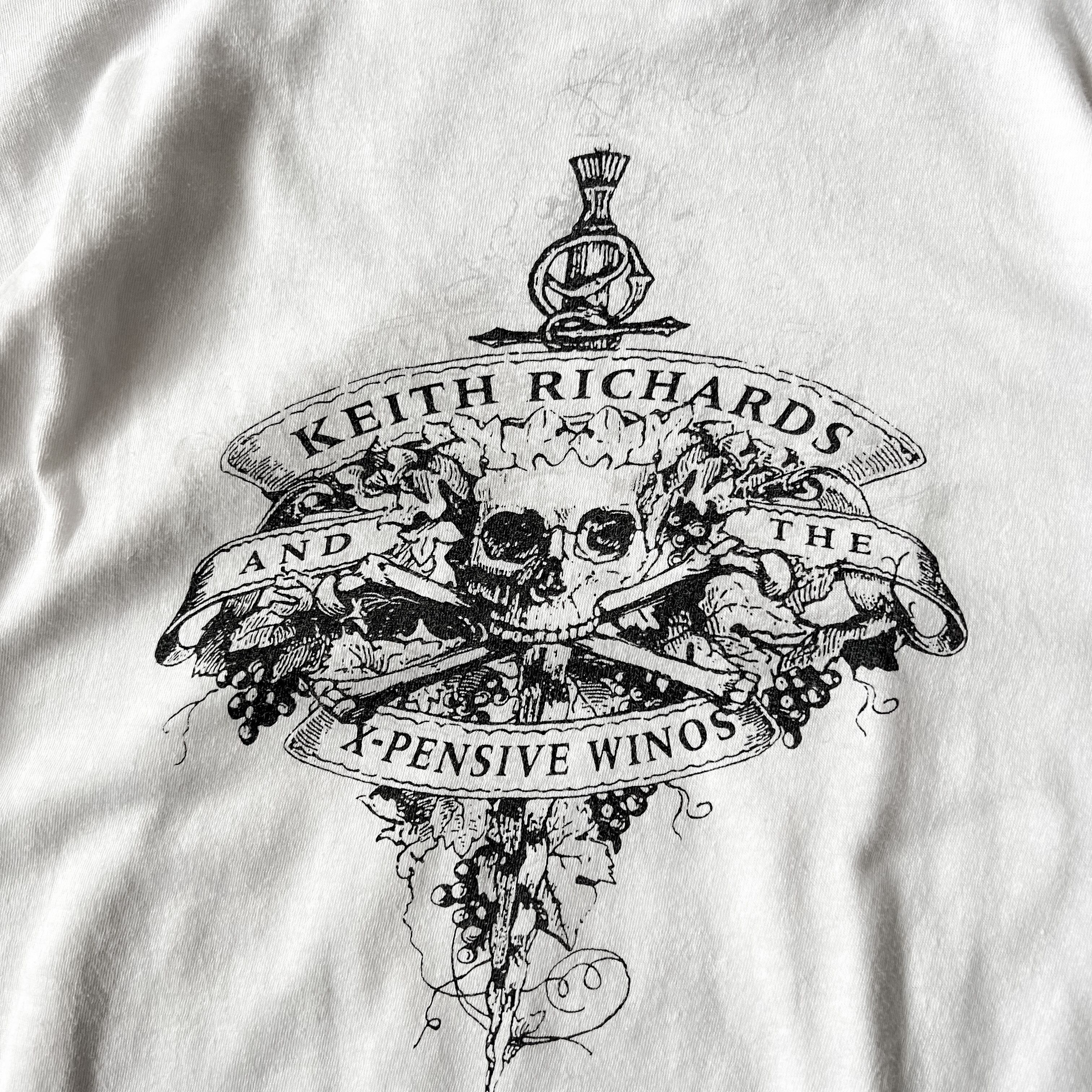 80s-90s “ Keith Richards and the X-Pensive Winos” band tee キース