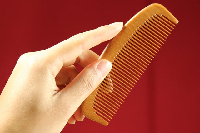 お六櫛】とき櫛 4寸 並歯 みねばり | 【工房ふるかわや】木曽の伝統 お