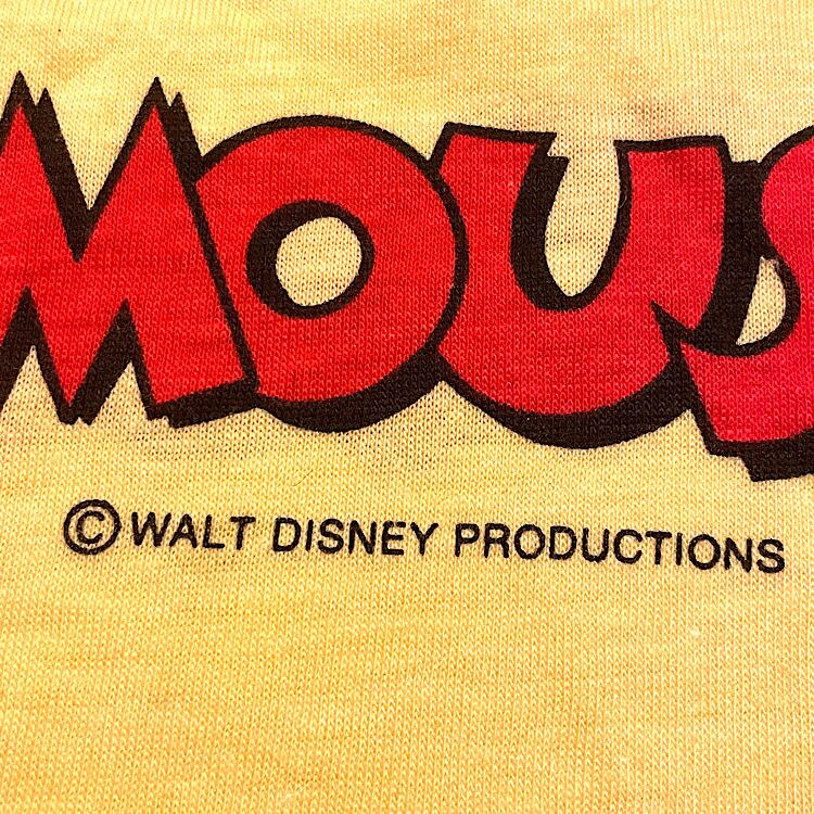 激レアデッドストック 70s ミッキーマウス ディズニーオフィシャル