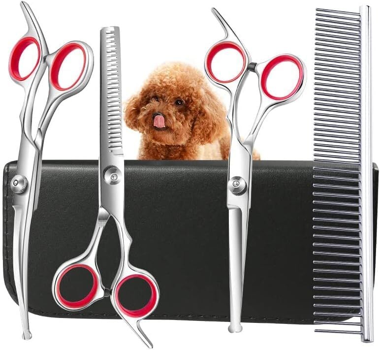 スパッと快適に切れる理美容師サロン用セニングシザーブレンダー♪犬猫