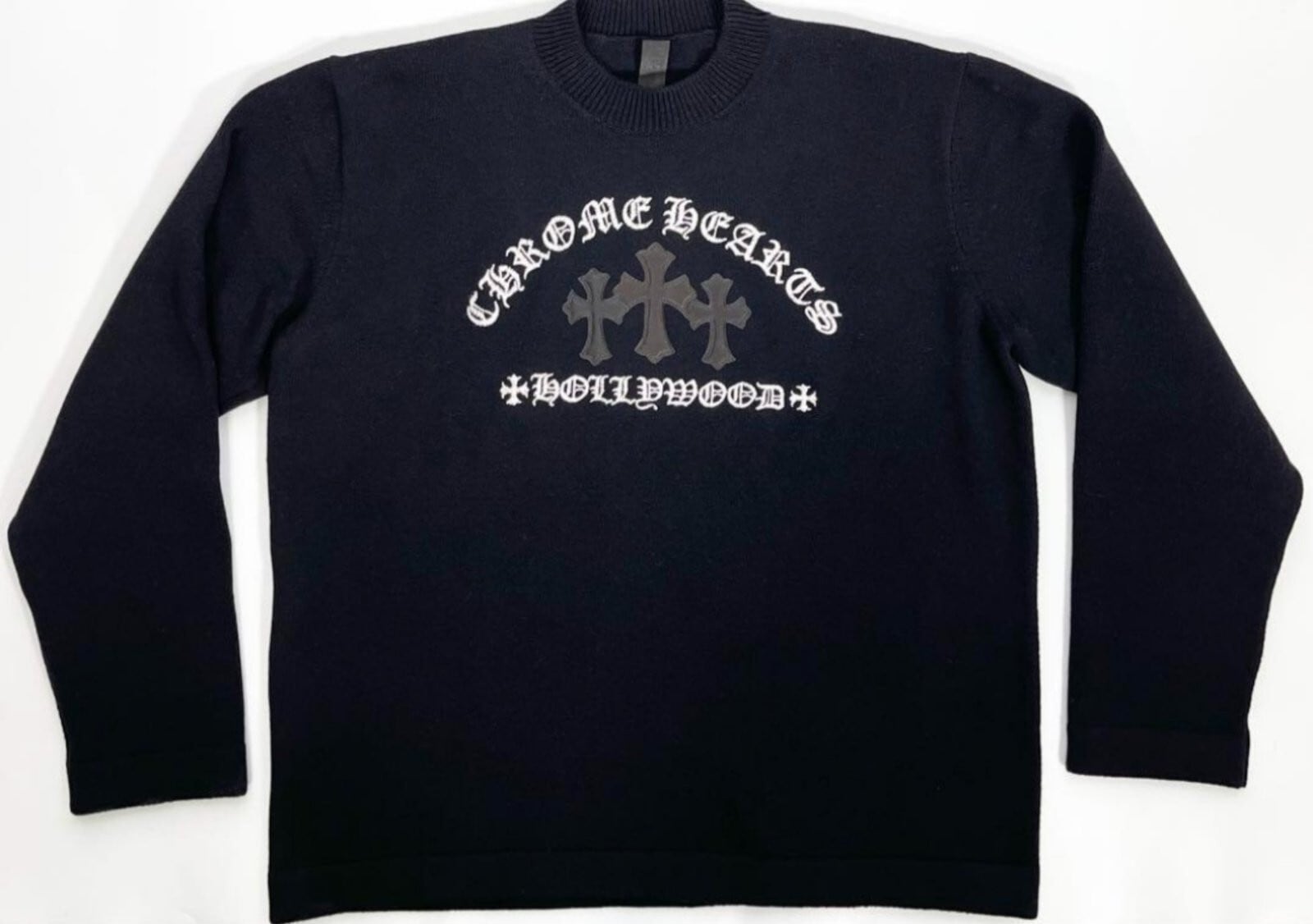 CHROME HEARTS クロムハーツ セメタリークロス カシミヤ ニット