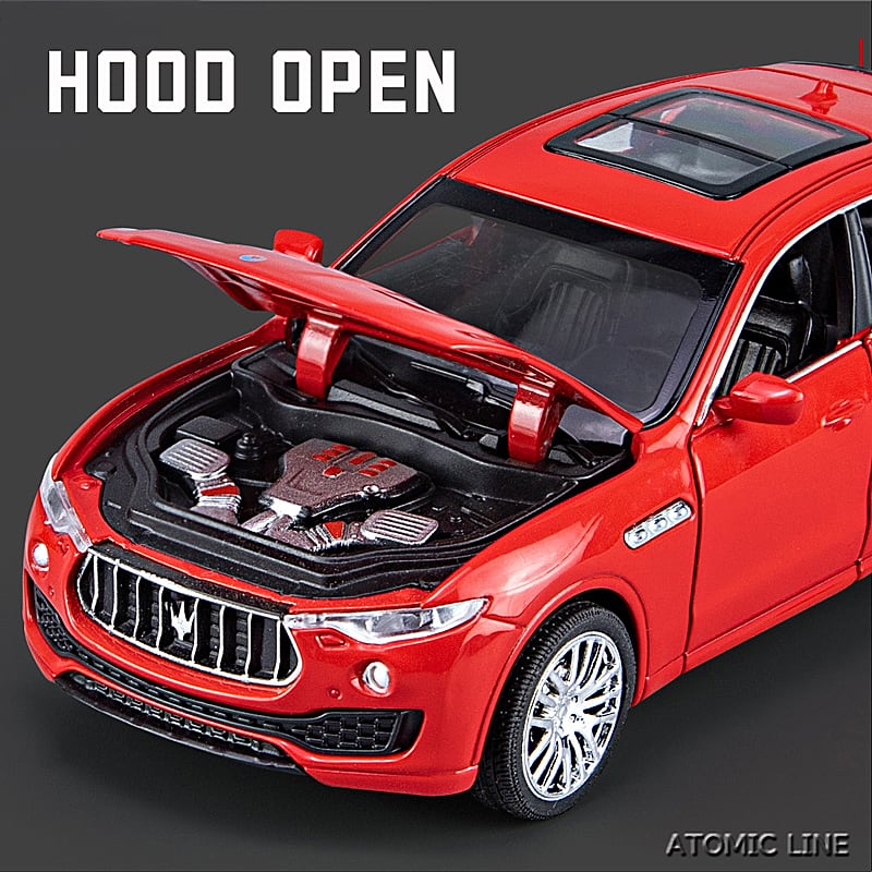 マセラティ レヴァンテ 1/32 ミニカー 全4色 ライト点灯 エンジン