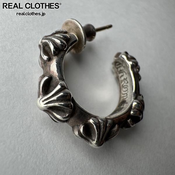 CHROME HEARTS/クロムハーツ HOOP CROSS クロスバンド フープピアス