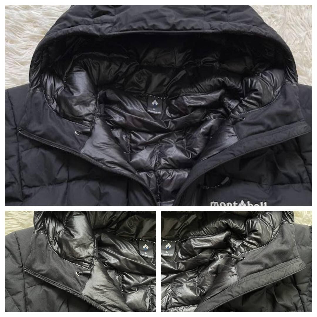 軽量 モンベル イグニスダウンパーカ L ブラック 1000フィルパワー