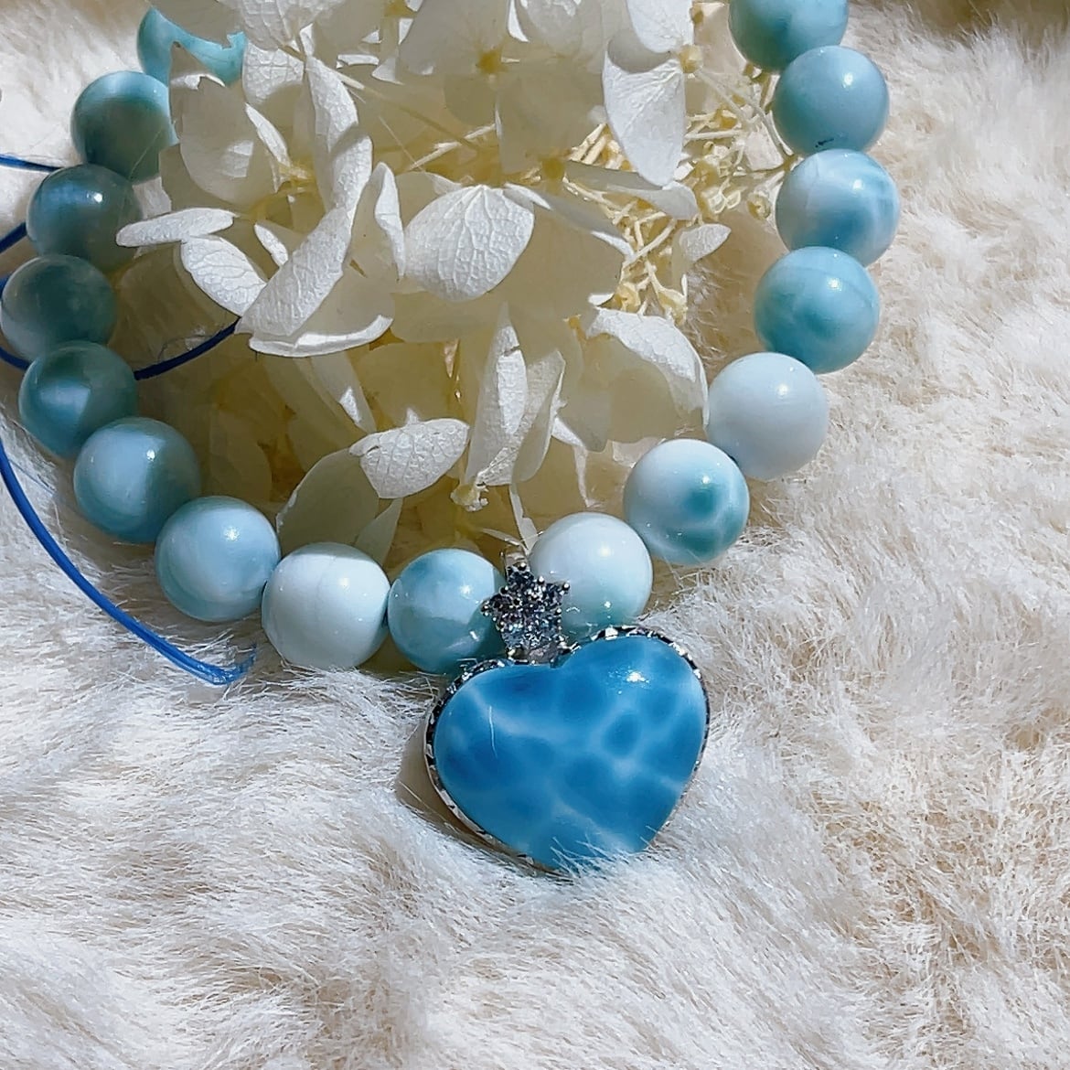 W*s様おまとめ高品質ドラゴンクローラリマーブレスレット12mmハート