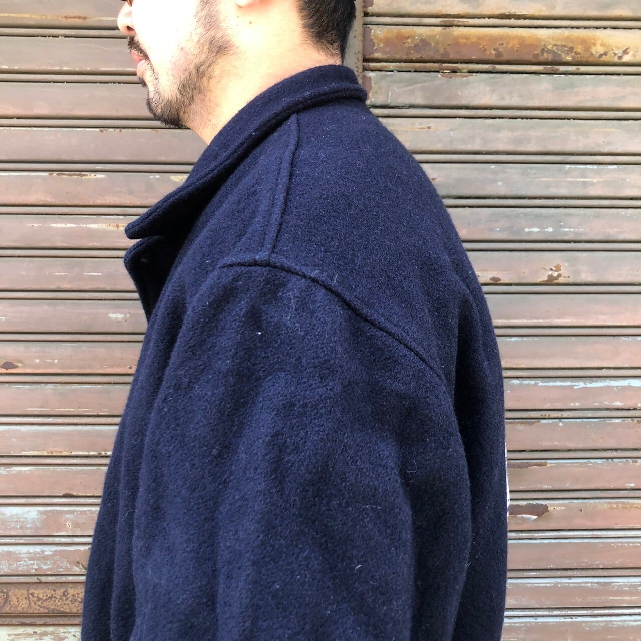 80s USA製 Dehen ウールスタジャン アダムス ディーエン ヴィンテージ