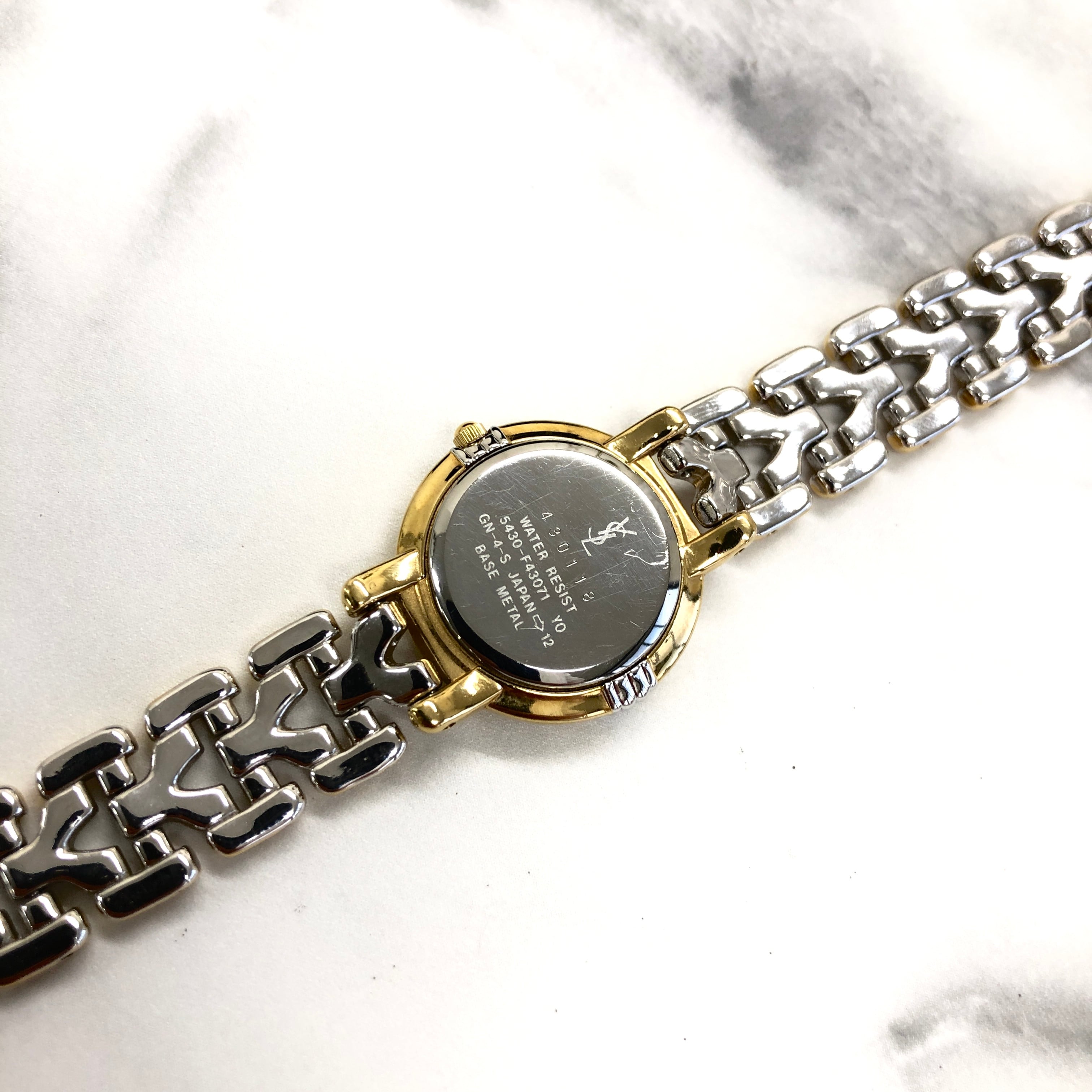 Yves Saint Laurent イヴサンローラン YSL クオーツ アナログ