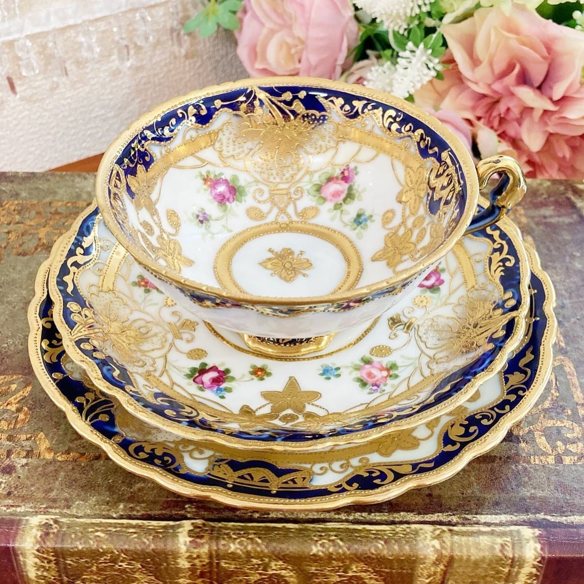 ☆超希少品オールドノリタケ☆ボール鉢 オールド ノリタケ 猫足 金彩