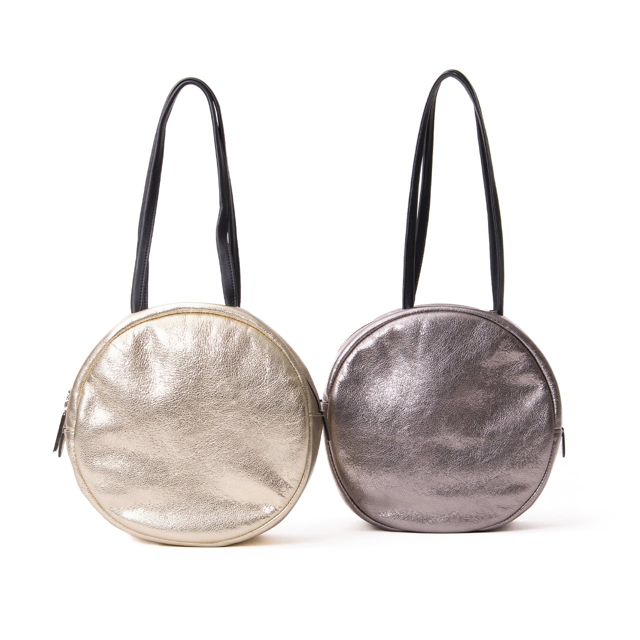 レザー丸型バッグM(IK122309) | ikot（イコット）