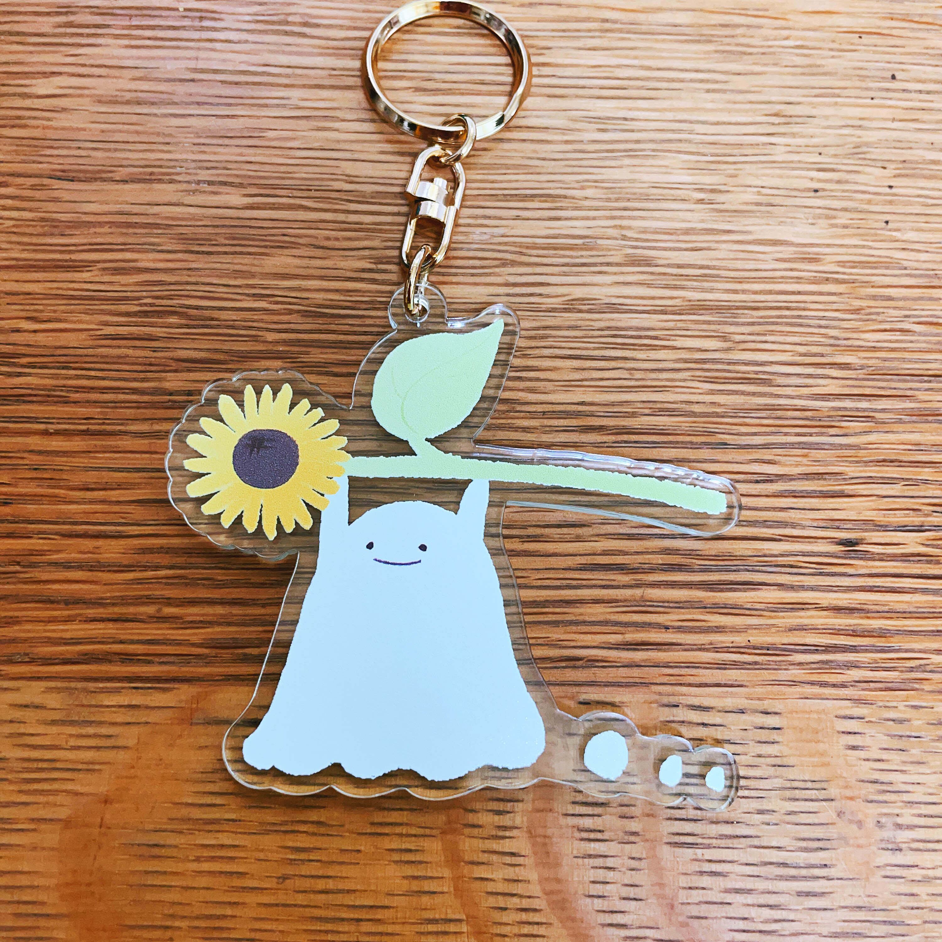 アクリルキーホルダー】おばけ | きょうのこみち BOOK SHOP